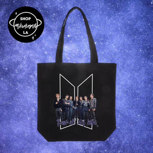 BTS Rest of my life tote bag